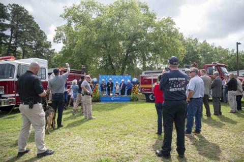 CCCC Firefighter Training Tower groundbreaking