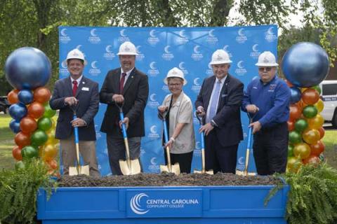 CCCC Firefighter Training Tower groundbreaking