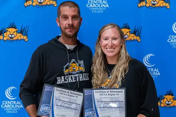 Coaches celebrating awards